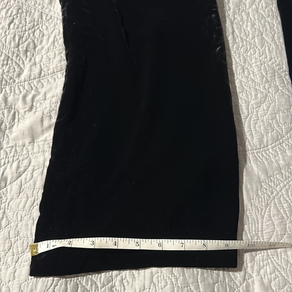 Zara black velvet pants - Picture 5 of 5